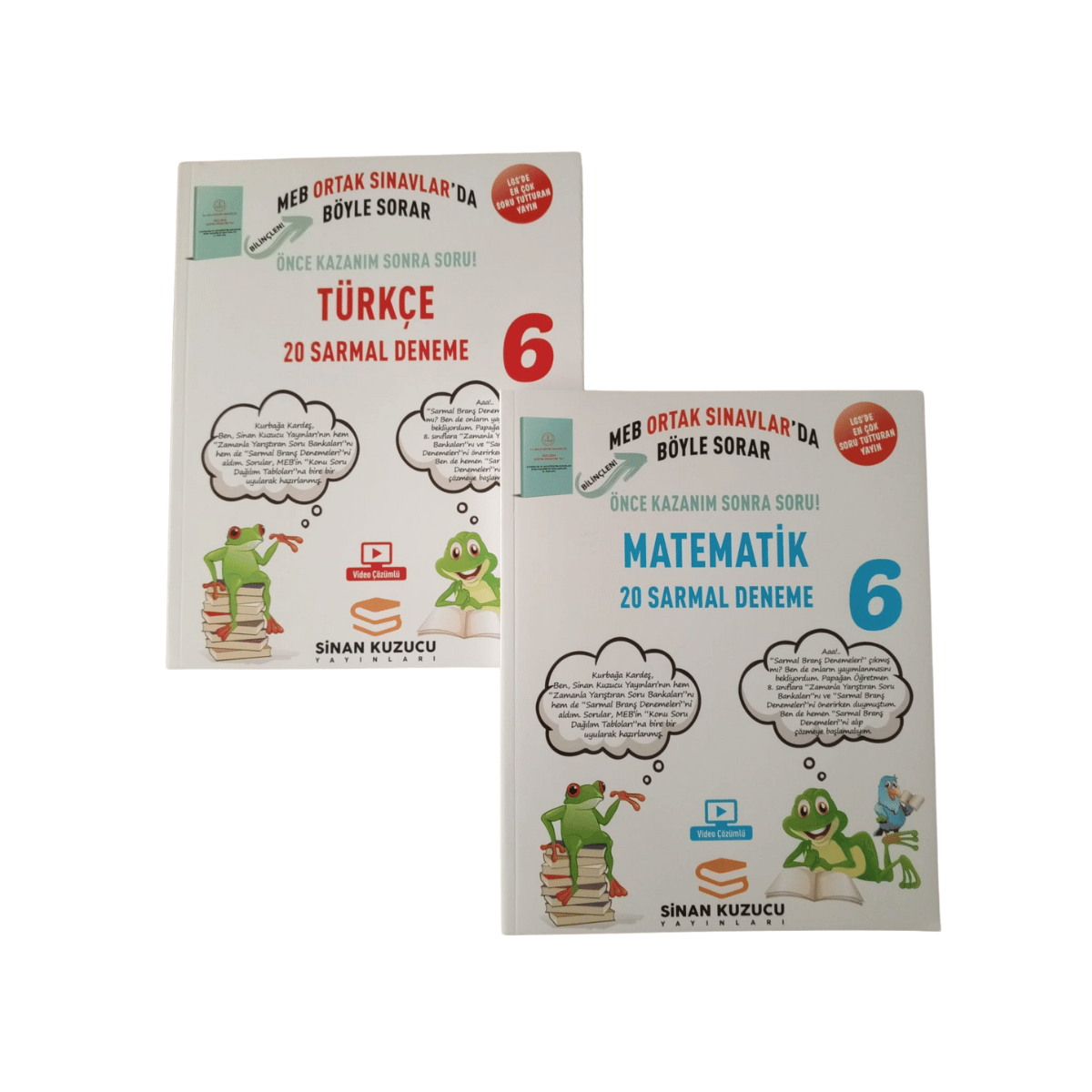 Sinan Kuzucu 6. Sınıf Türkçe ve Matematik Deneme Seti