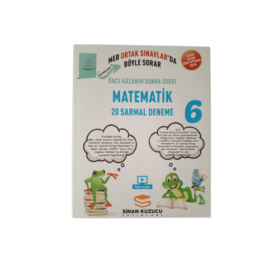 Sinan Kuzucu 6. Sınıf Türkçe ve Matematik Deneme Seti