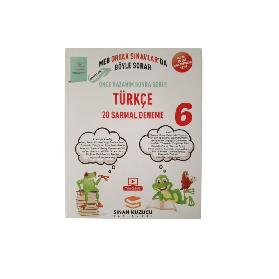Sinan Kuzucu 6. Sınıf Türkçe ve Matematik Deneme Seti