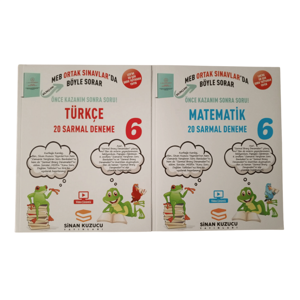 Sinan Kuzucu 6. Sınıf Türkçe ve Matematik Deneme Seti