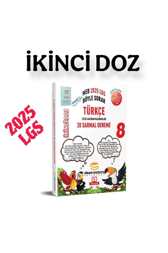 Sinan Kuzucu 8. Sınıf 2025 LGS Türkçe İkinci Doz Deneme