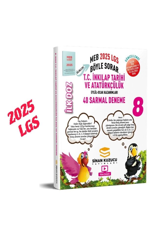 Sinan Kuzucu 8. Sınıf 2025 LGS İlk Doz İnkılap Tarihi Deneme