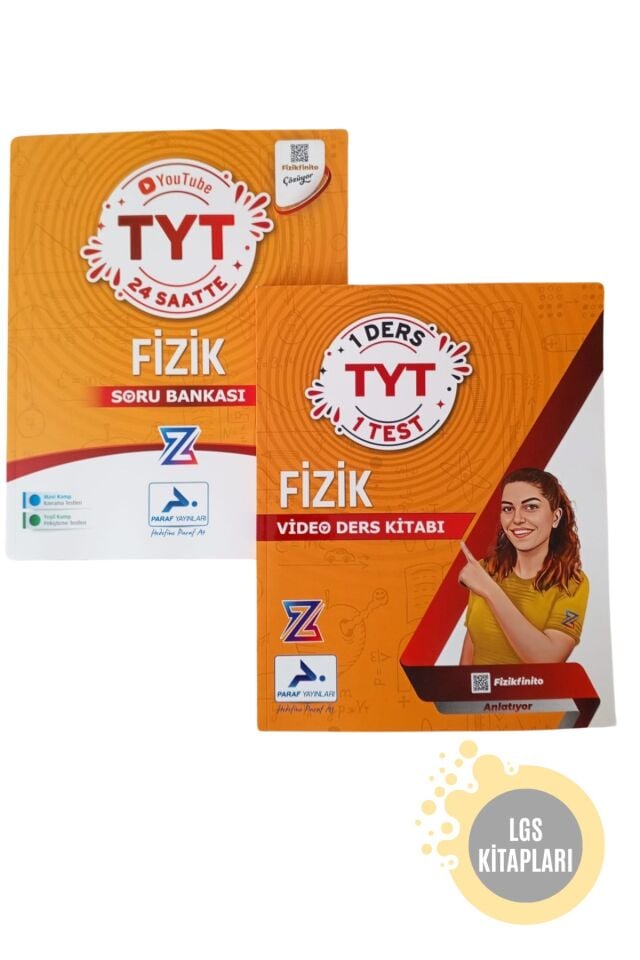 Paraf Yayınları- TYT Fizik Ders Anlatım + Soru Bankası 2'li Set