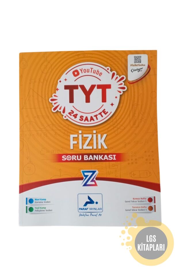 Paraf Yayınları- TYT Fizik Ders Anlatım + Soru Bankası 2'li Set