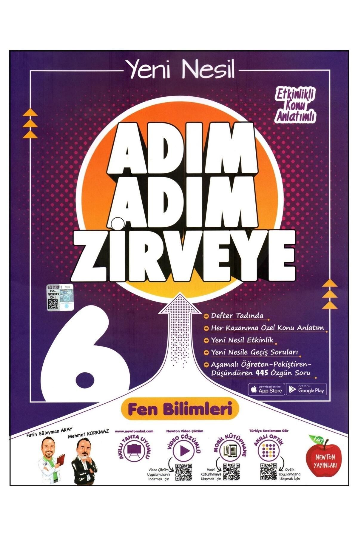 Newton Yayınları 6. Sınıf Adım Adım Zirveye Soru Bankaları Fen Bilimleri