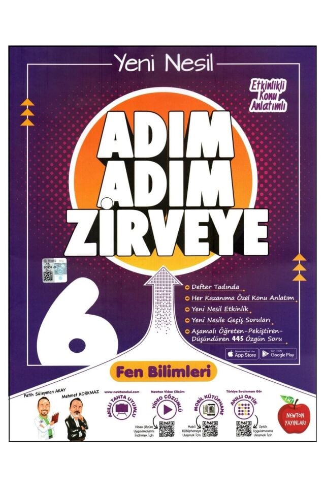 Newton Yayınları 6. Sınıf Adım Adım Zirveye Soru Bankaları Fen Bilimleri