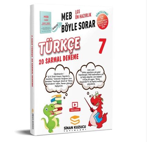 Sinan Kuzucu 7. Sınıf Matematik ve Türkçe 2'li Deneme Seti