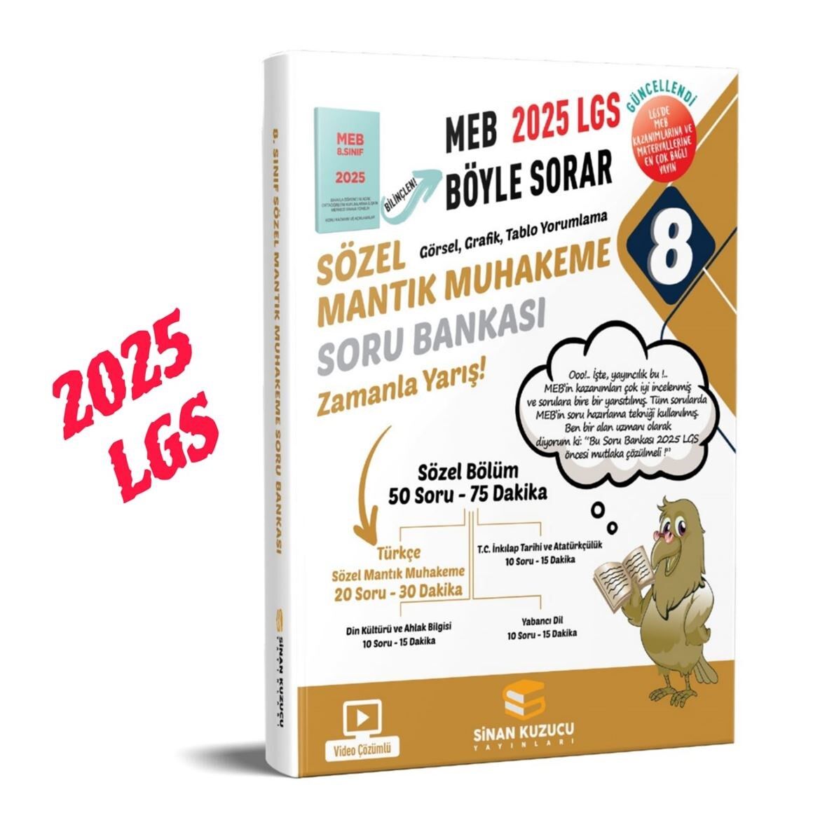 Sinan Kuzucu 8. Sınıf 2025 LGS Sözel Mantık Muhakeme Soru Bankası
