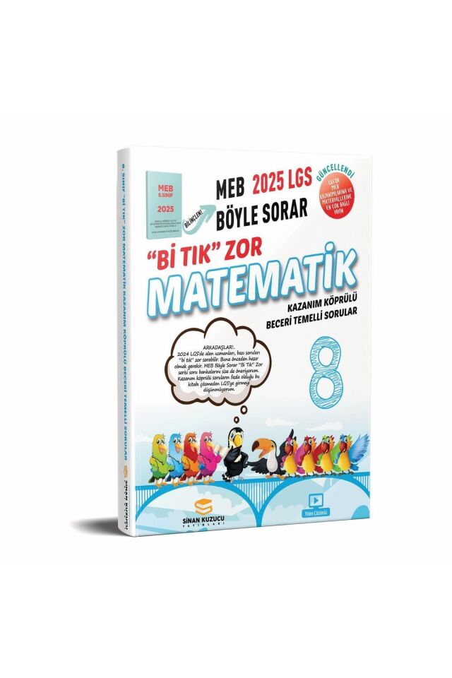 Sinan Kuzucu 8. Sınıf 2025 LGS Bi Tık Zor Matematik