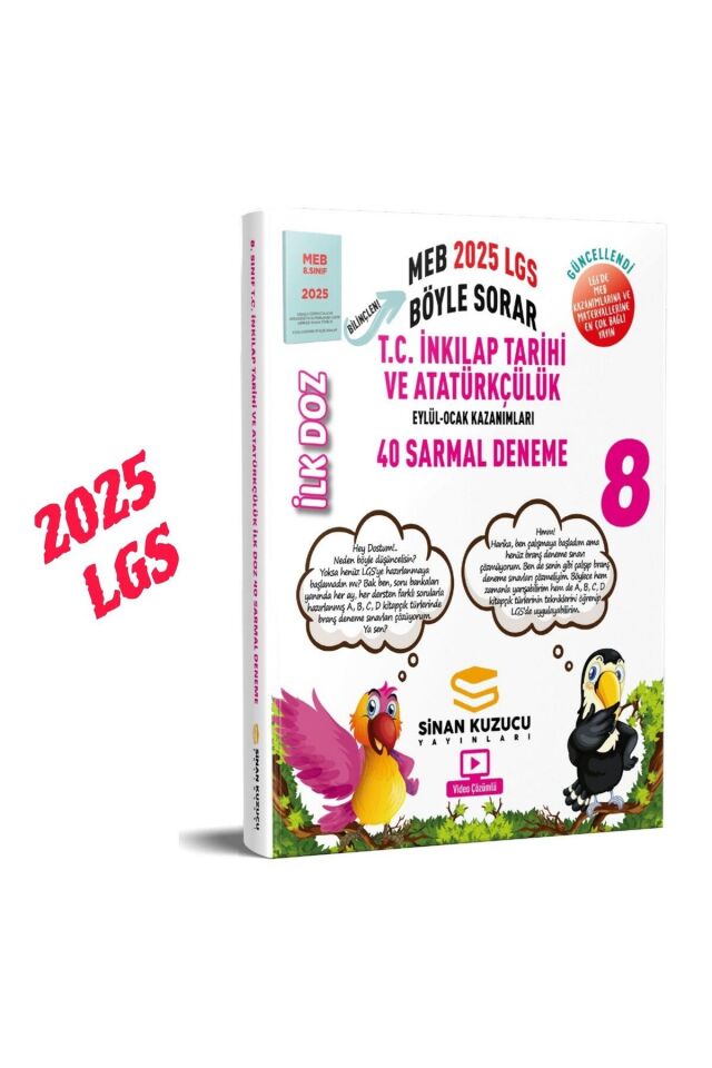 Sinan Kuzucu 8. Sınıf LGS 2025 Türkçe ve İnkılap İlk Doz Deneme
