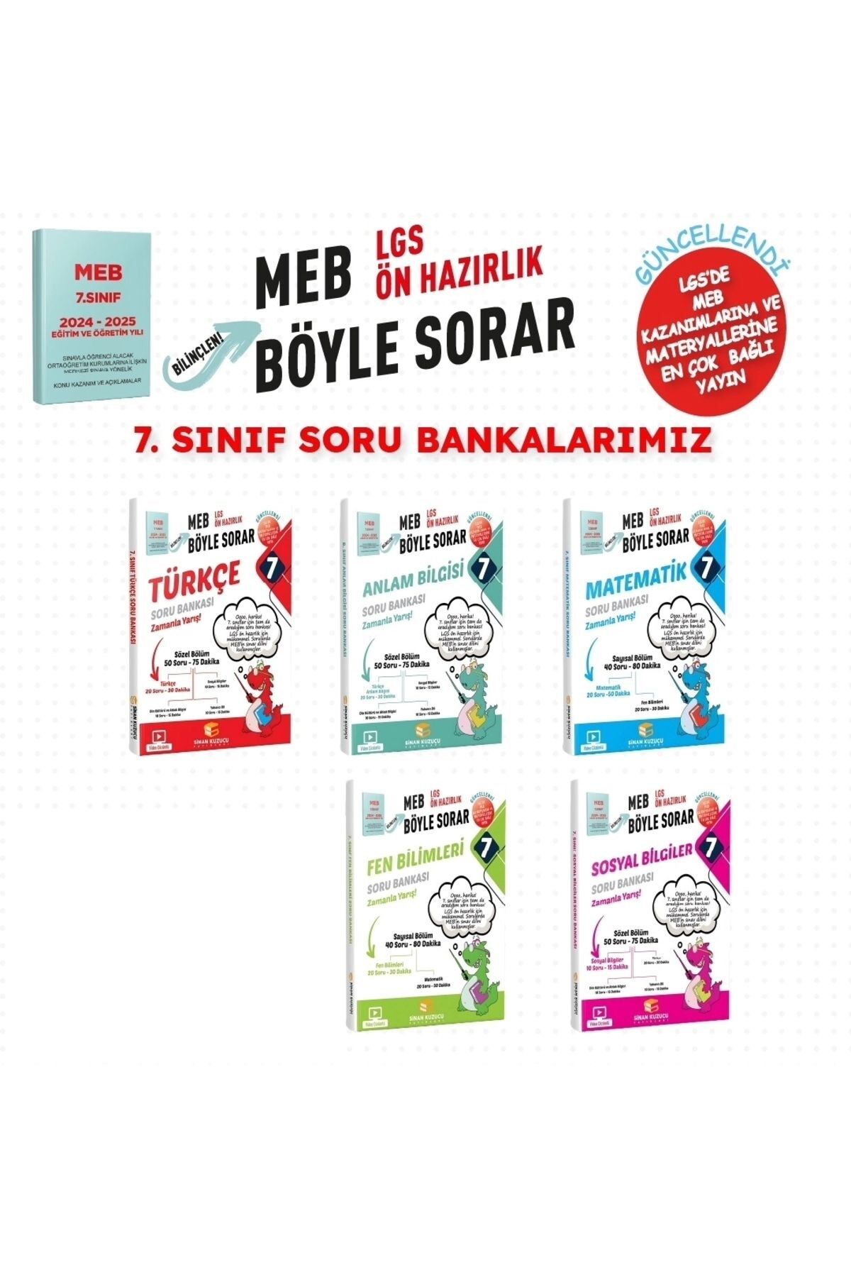Sinan Kuzucu - 7. Sınıf 5'li Set