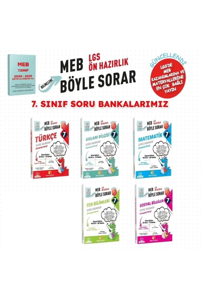 Sinan Kuzucu - 7. Sınıf 5'li Set