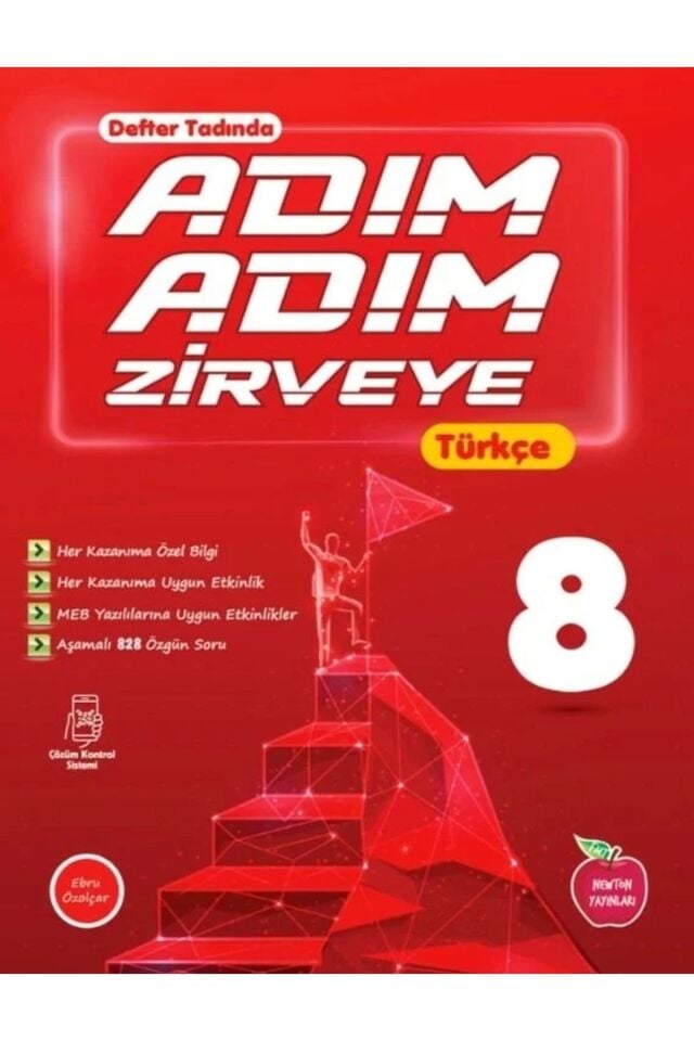 Newton Yayınları Adım Adım Zirveye 8. Sınıf Türkçe Soru Bankası