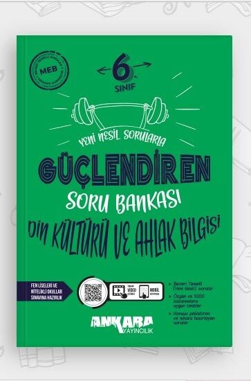 Ankara Yayıncılık 6. Sınıf Din Kültürü ve Ahlak Bilgisi Güçlendiren Soru Bankası
