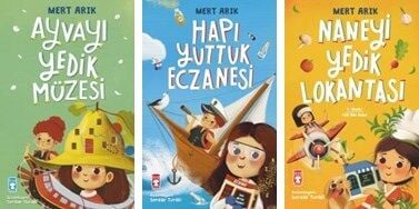 Mert Arık 3’lü Kitap Seti – Ayvayı Yedik Müzesi, Naneyi Yedik Lokantası, Hapı Yuttuk Eczanesi