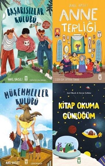 Anıl Basılı Okuma Seti - Anne Terliği, Başarısızlar Kulübü, Mükemmeller Kulübü, Kitap Okuma Günlüğüm