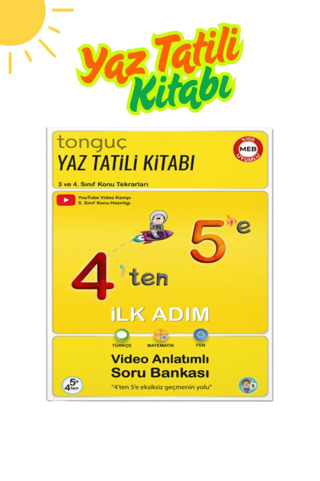 Meydan Okuma Defteri Hediyeli 4'den 5'e Yaz Tatili Kitabı ve 4. Sınıf Zoru Bankası Seti