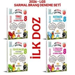 Sinan Kuzucu 2026 LGS 4'lü İlk Doz Deneme Seti