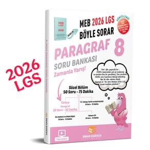 Sinan Kuzucu Yayınları - 8. Sınıf 2026 LGS Paragraf Soru Bankası
