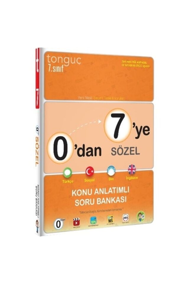 Tonguç Akademi -7. Sınıf 0'dan 7'ye Sözel Konu Anlatımlı Soru Bankası