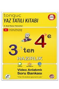 Tonguç Akademi - 3'ten 4'e Hazırlık Yaz Tatili Kitabı
