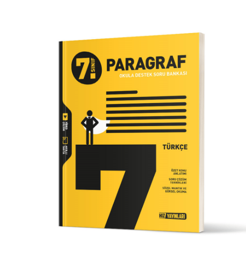 Hız Yayınları - 7. SINIF TÜRKÇE PARAGRAF SORU BANKASI