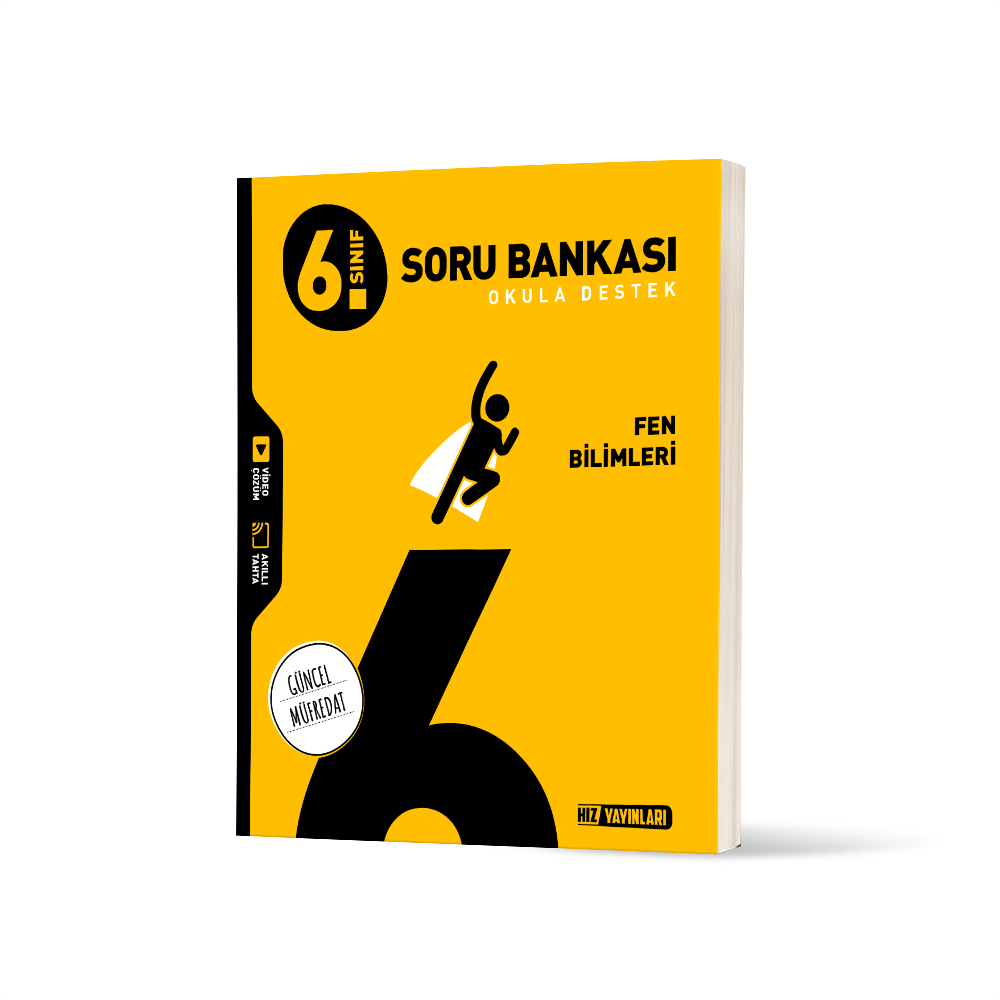 Hız Yayınları 6. SINIF FEN BİLİMLERİ SORU BANKASI  2025 2026 Güncel