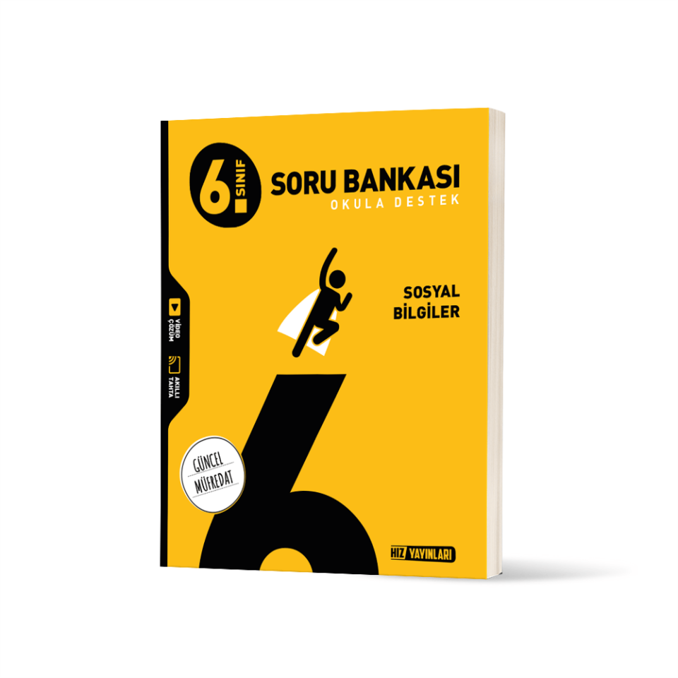Hız Yayınları 6. SINIF SOSYAL BİLGİLER SORU BANKASI 2025 2026