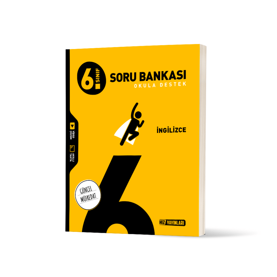 Hız Yayınları 6. SINIF İNGİLİZCE SORU BANKASI 2025 2026
