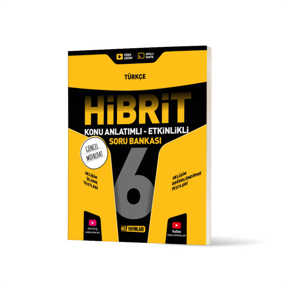 Hız Yayınları 6. SINIF HİBRİT TÜRKÇE SORU BANKASI