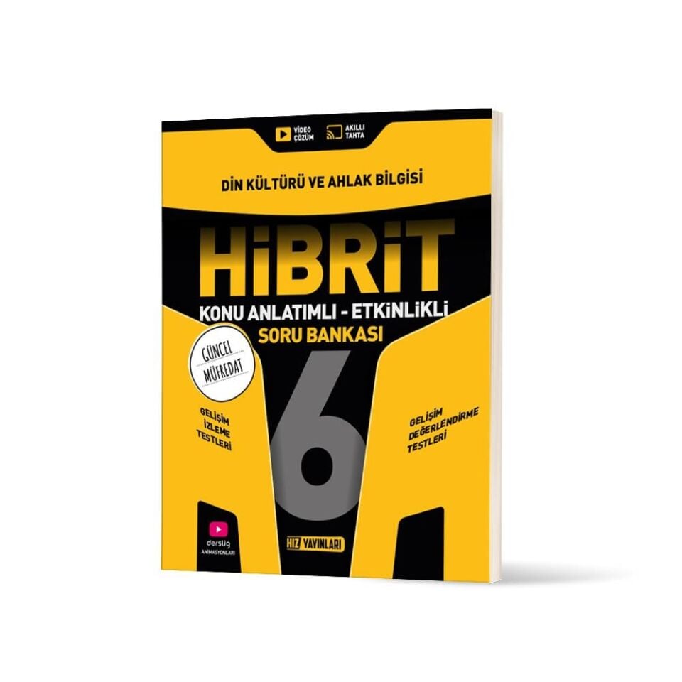 Hız Yayınları 6. SINIF HİBRİT DİN KÜLTÜRÜ SORU BANKASI 2025 2026