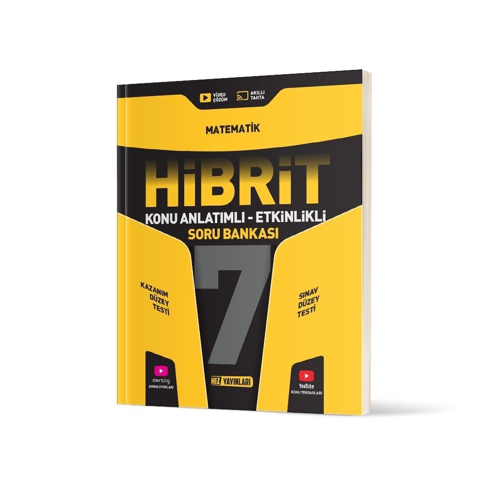 Hız Yayınları - 7.SINIF MATEMATİK 32 HAFTALIK KAZANIM DENEMELERİ