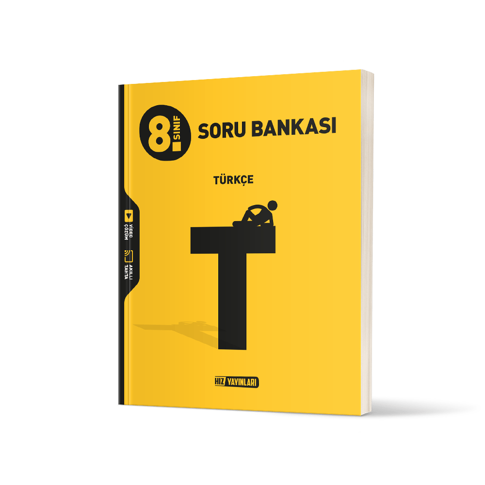 Hız Yayınları - 8. SINIF TÜRKÇE SORU BANKASI