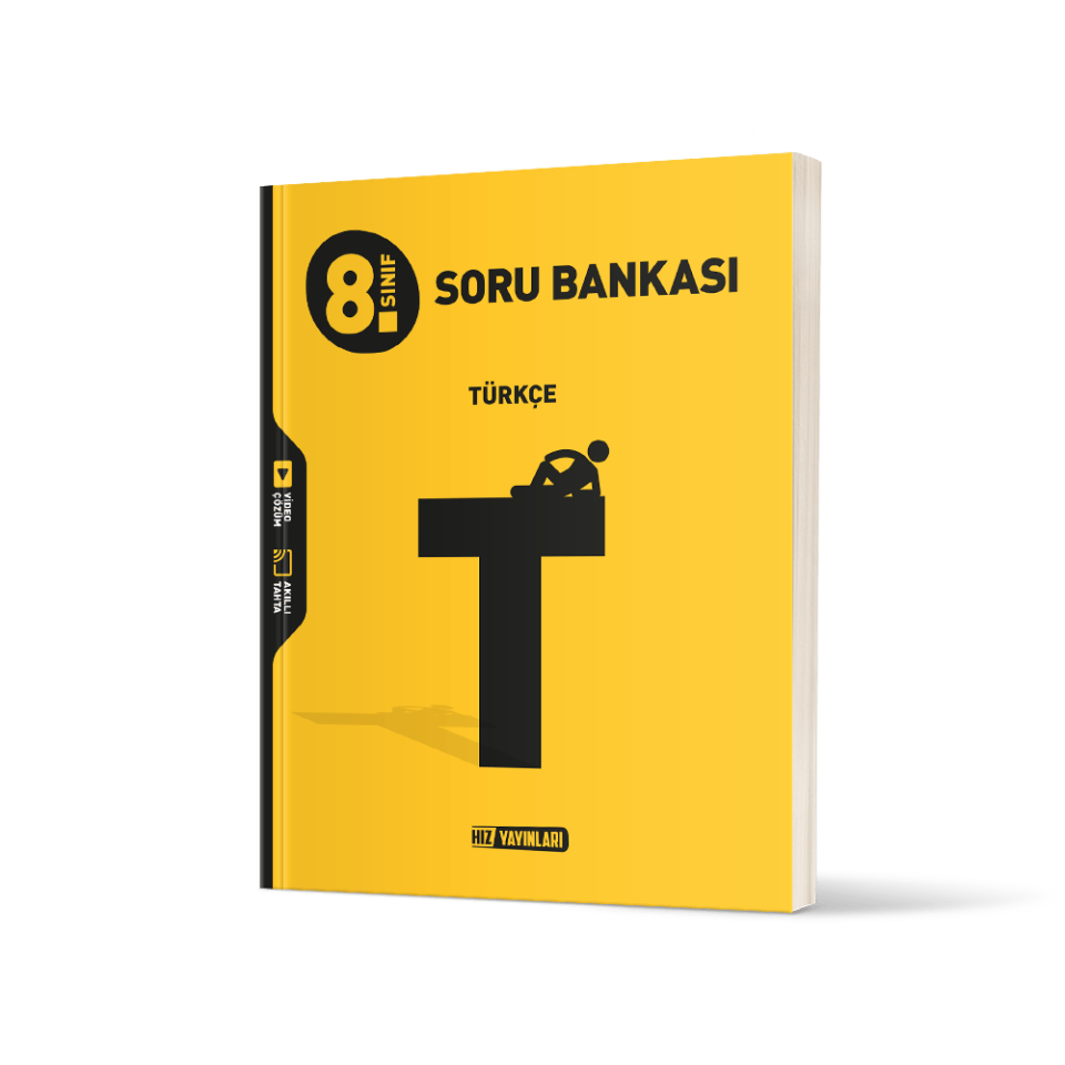 Hız Yayınları - 8. SINIF TÜRKÇE SORU BANKASI