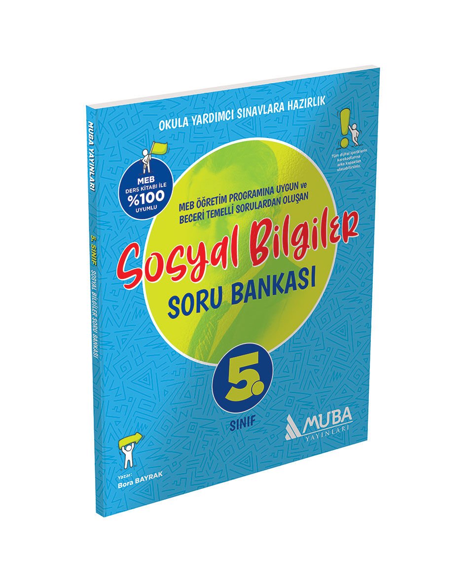 Muba Yayınları - 5. Sınıf Sosyal Bilgiler Soru Bankası