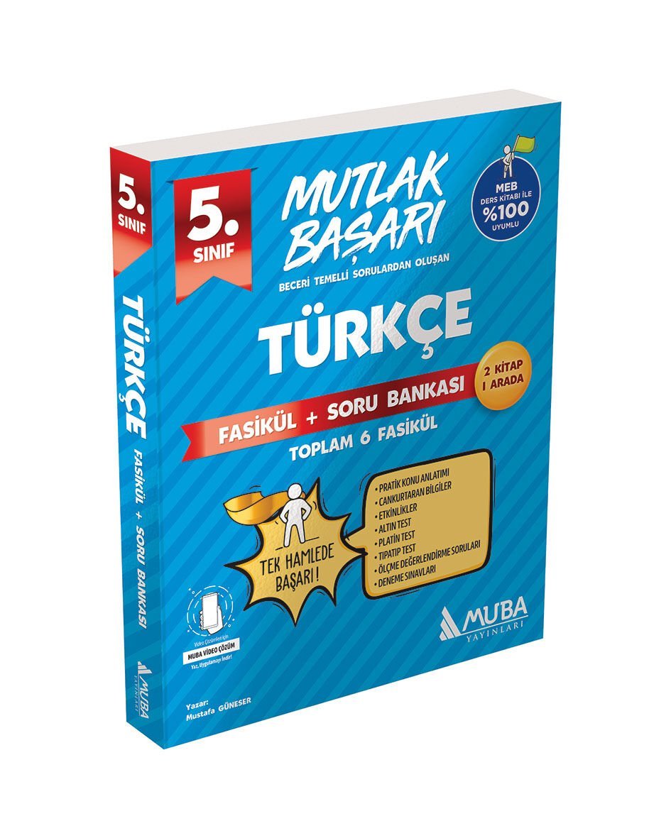 Muba Yayınları - 5.Sınıf Türkçe Fasikül + Soru Bankası