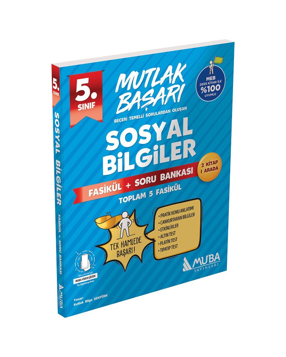 Muba Yayınları - 5.Sınıf Sosyal Bilgiler Fasikül + Soru Bankası