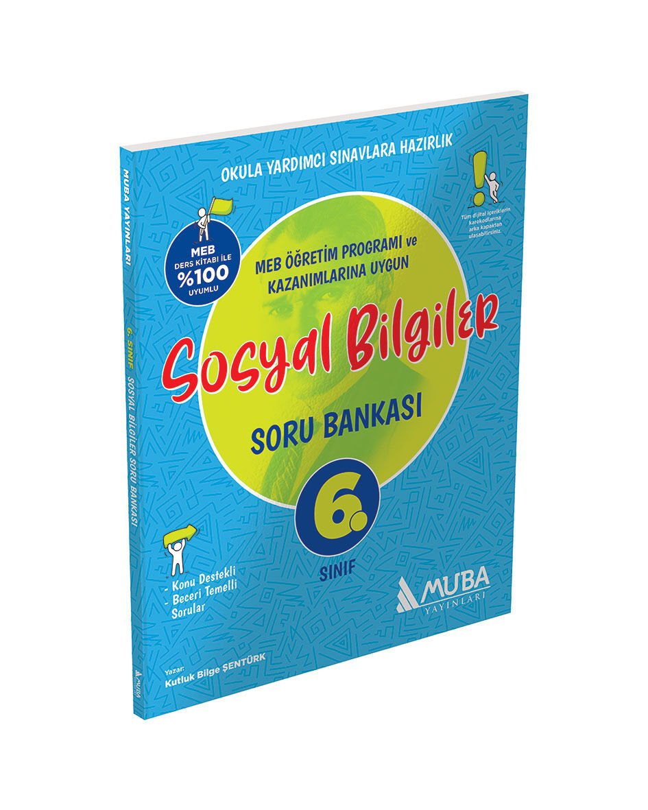 Muba Yayınları - 6. Sınıf Sosyal Bilgiler Soru Bankası