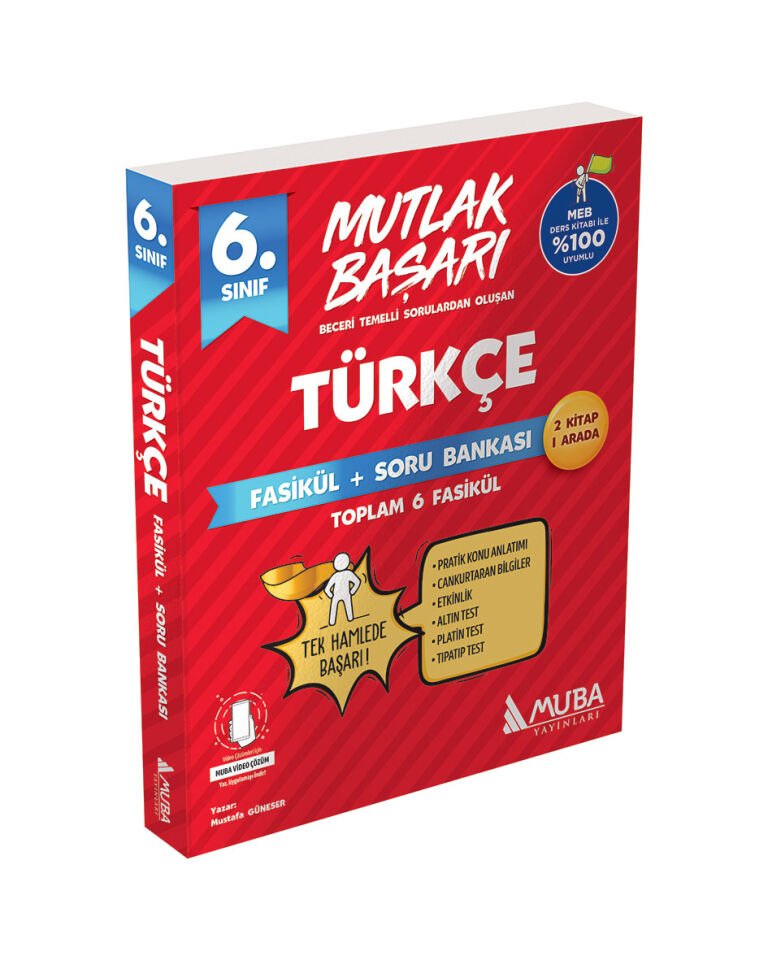 Muba Yayınları - 6.Sınıf Türkçe Fasikül + Soru Bankası