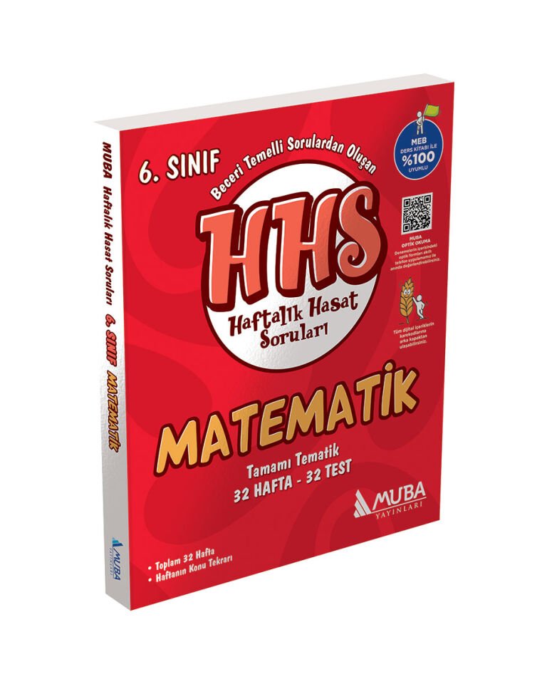 Muba Yayınları - 6.Sınıf Matematik Haftalık Hasat Soruları (HHS)
