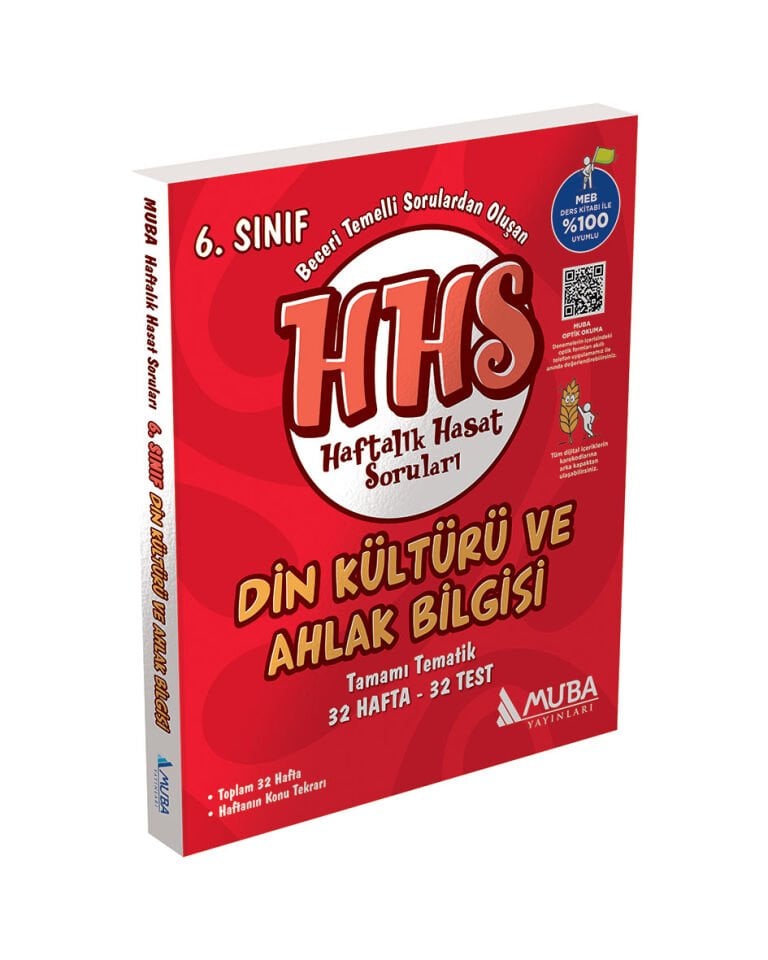 Muba Yayınları - 6.Sınıf Din Kültürü Haftalık Hasat Soruları (HHS)
