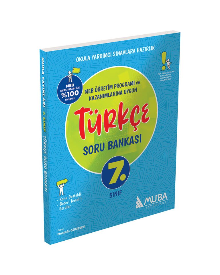 Muba Yayınları - 7. Sınıf Türkçe Soru Bankası
