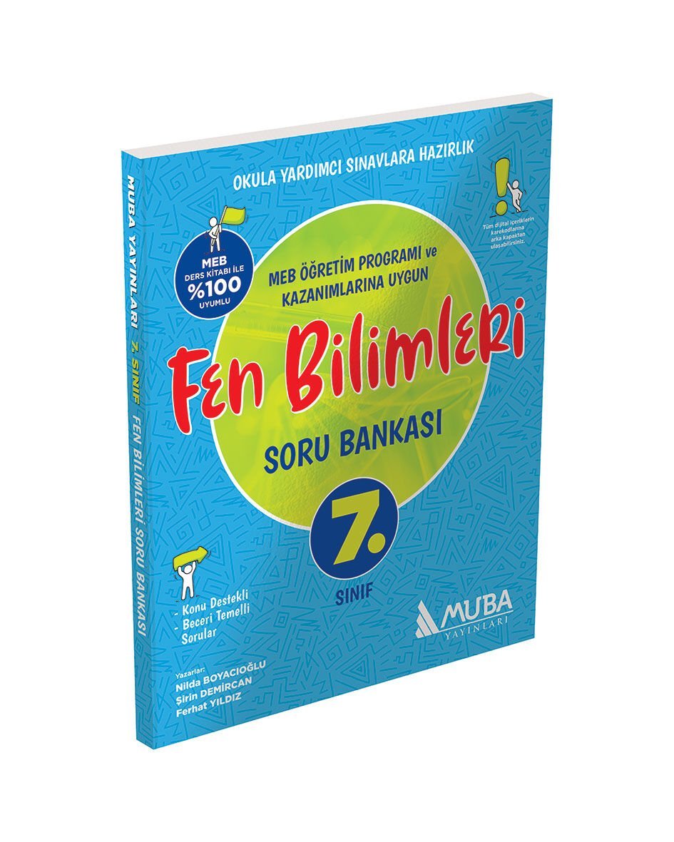 Muba Yayınları - 7. Fen Bilimleri Soru Bankası