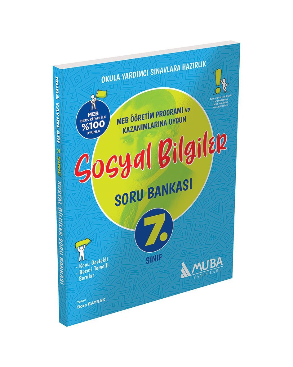 Muba Yayınları - 7. Sınıf Sosyal Bilgiler Soru Bankası