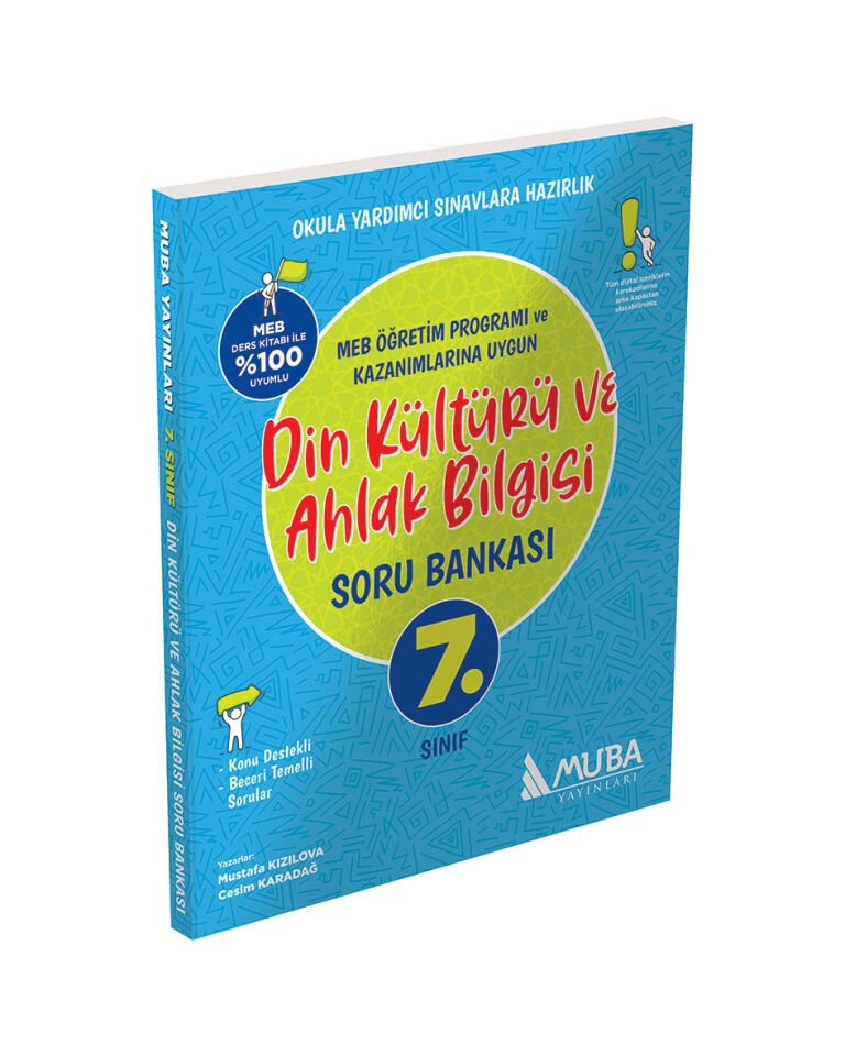 Muba Yayınları - 7. Sınıf Din Kültürü ve Ahl. Bil. Soru Bankası