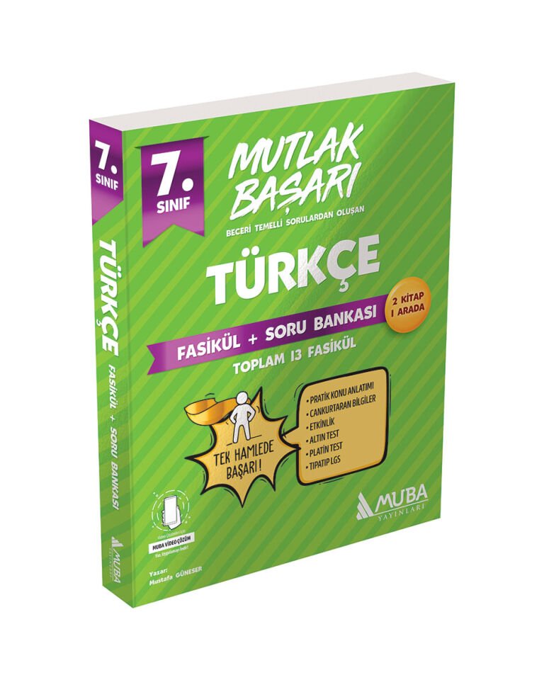 Muba Yayınları - 7.Sınıf Türkçe Fasikül + Soru Bankası