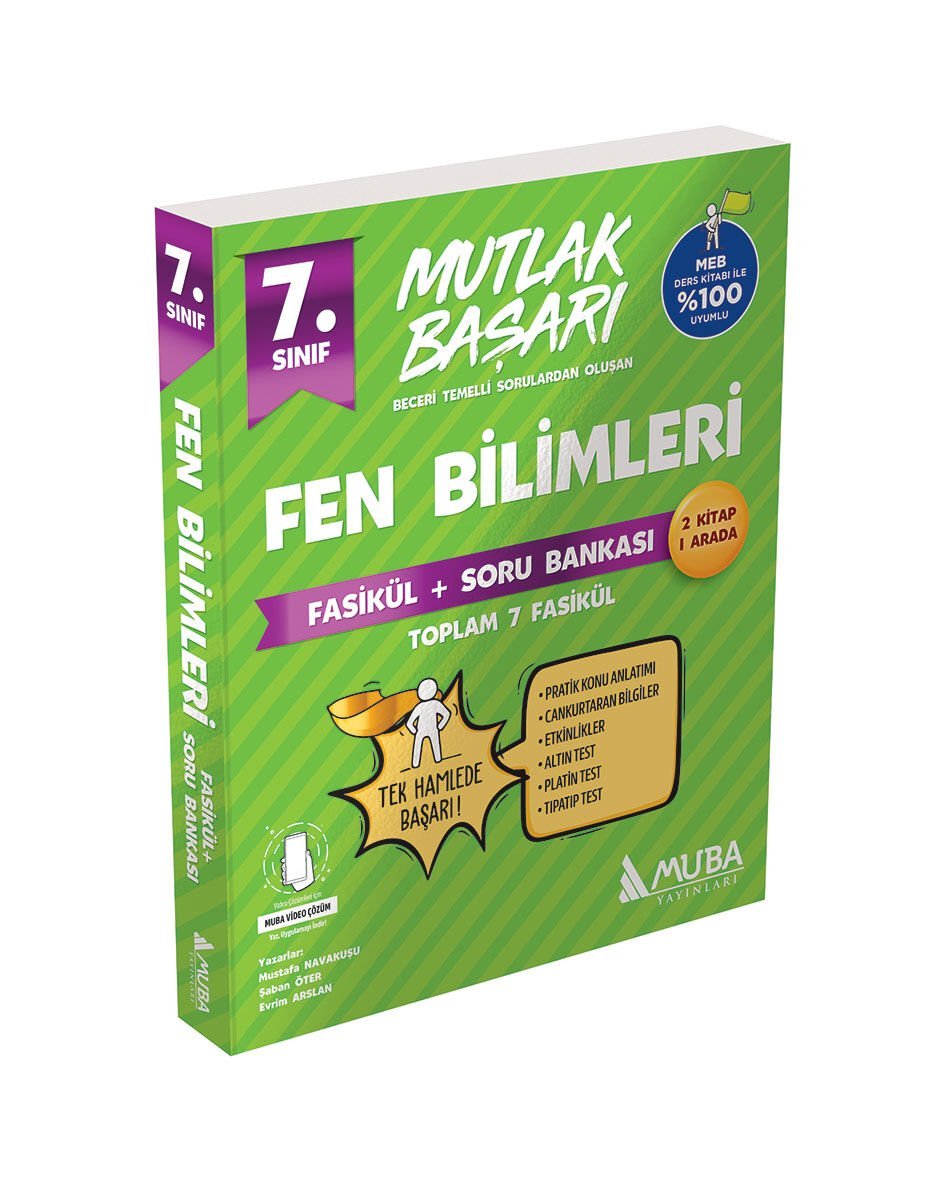 Muba Yayınları - 7.Sınıf Fen Bilimleri Fasikül + Soru Bankası