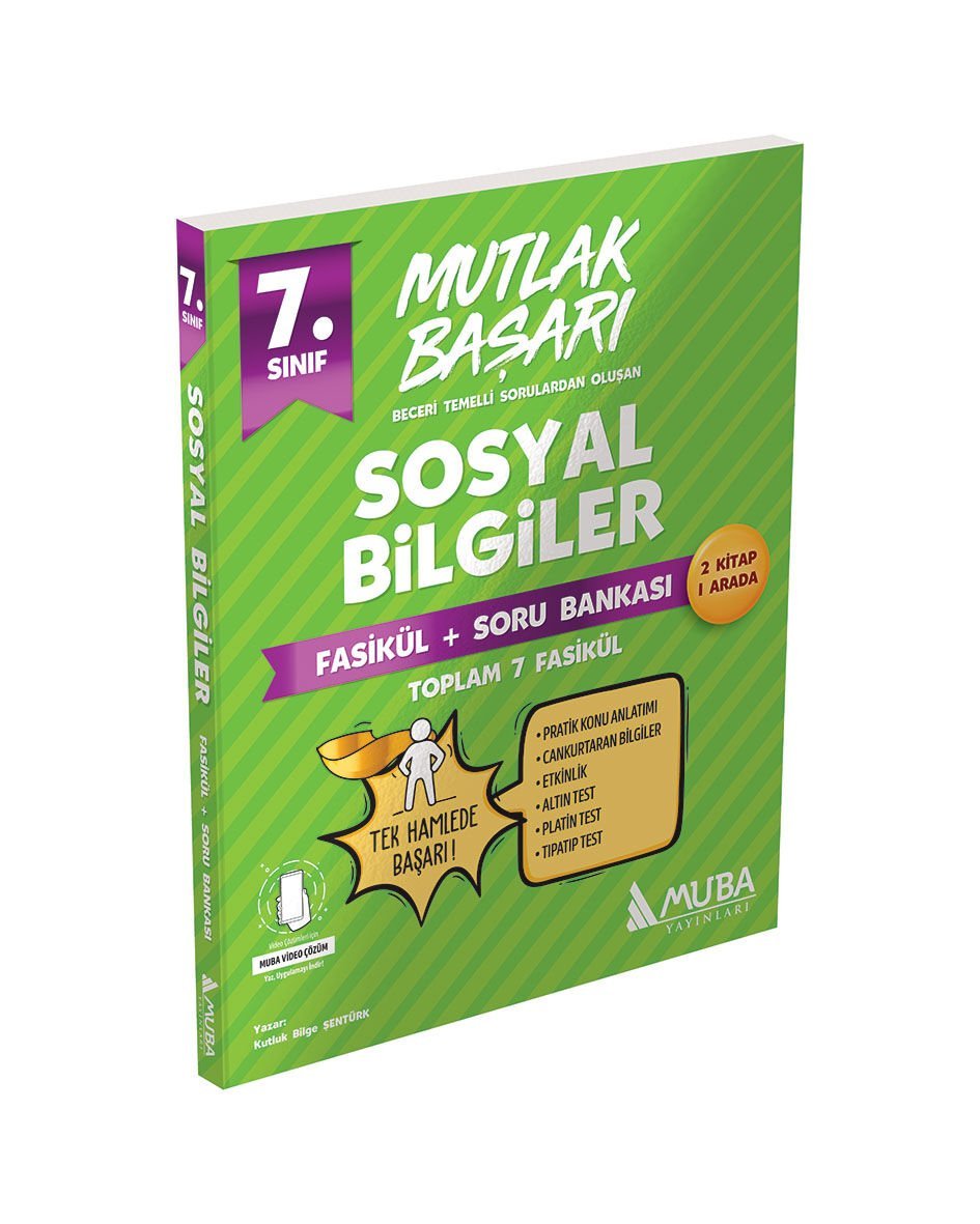 Muba Yayınları - 7.Sınıf Sosyal Bilgiler Fasikül + Soru Bankası