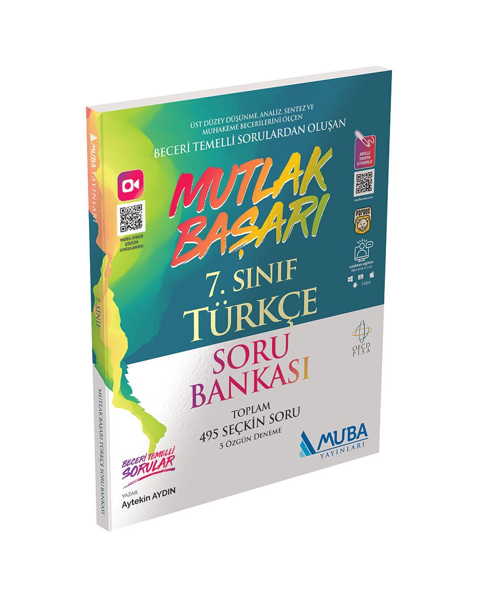 Muba Yayınları - 7.Sınıf Türkçe Mutak Başarı Soru Bankaları