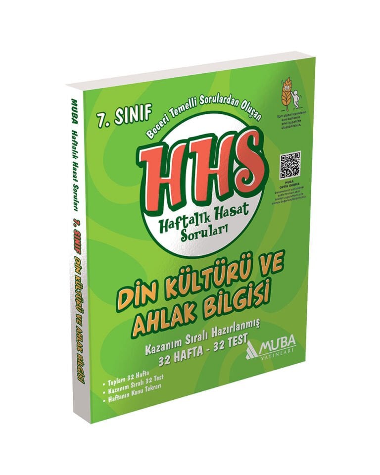 Muba Yayınları - 7.Sınıf Din Kültürü Haftalık Hasat Soruları (HHS)